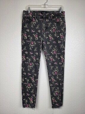 Driftwood Floral Skinny Jeans Size 30